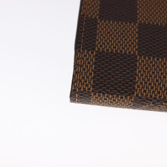 LOUIS VUITTON Damier Ebene Etui Cigarette Case N63024 LV Auth 90907