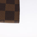 LOUIS VUITTON Damier Ebene Etui Cigarette Case N63024 LV Auth 90907-11