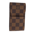 LOUIS VUITTON Damier Ebene Etui Cigarette Case N63024 LV Auth 90907-1