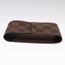 LOUIS VUITTON Damier Ebene Etui Cigarette Case N63024 LV Auth 90907-4