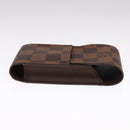 LOUIS VUITTON Damier Ebene Etui Cigarette Case N63024 LV Auth 90907-5