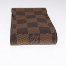 LOUIS VUITTON Damier Ebene Etui Cigarette Case N63024 LV Auth 90907-7