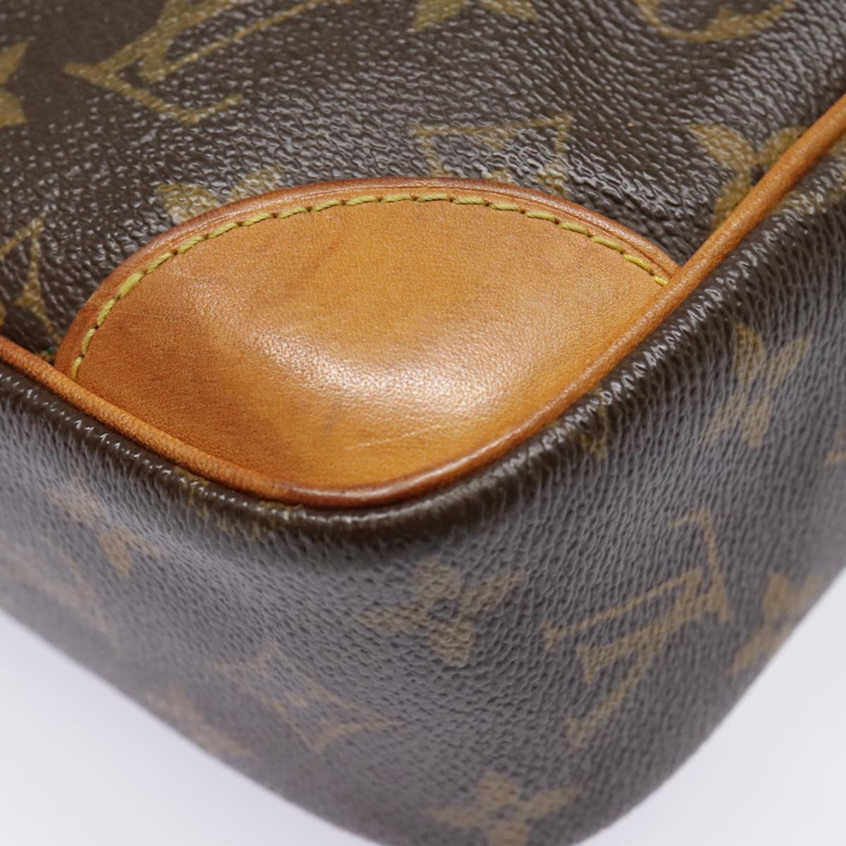 LOUIS VUITTON Monogram Compiegne 28 Clutch Bag M51845 LV Auth 90927