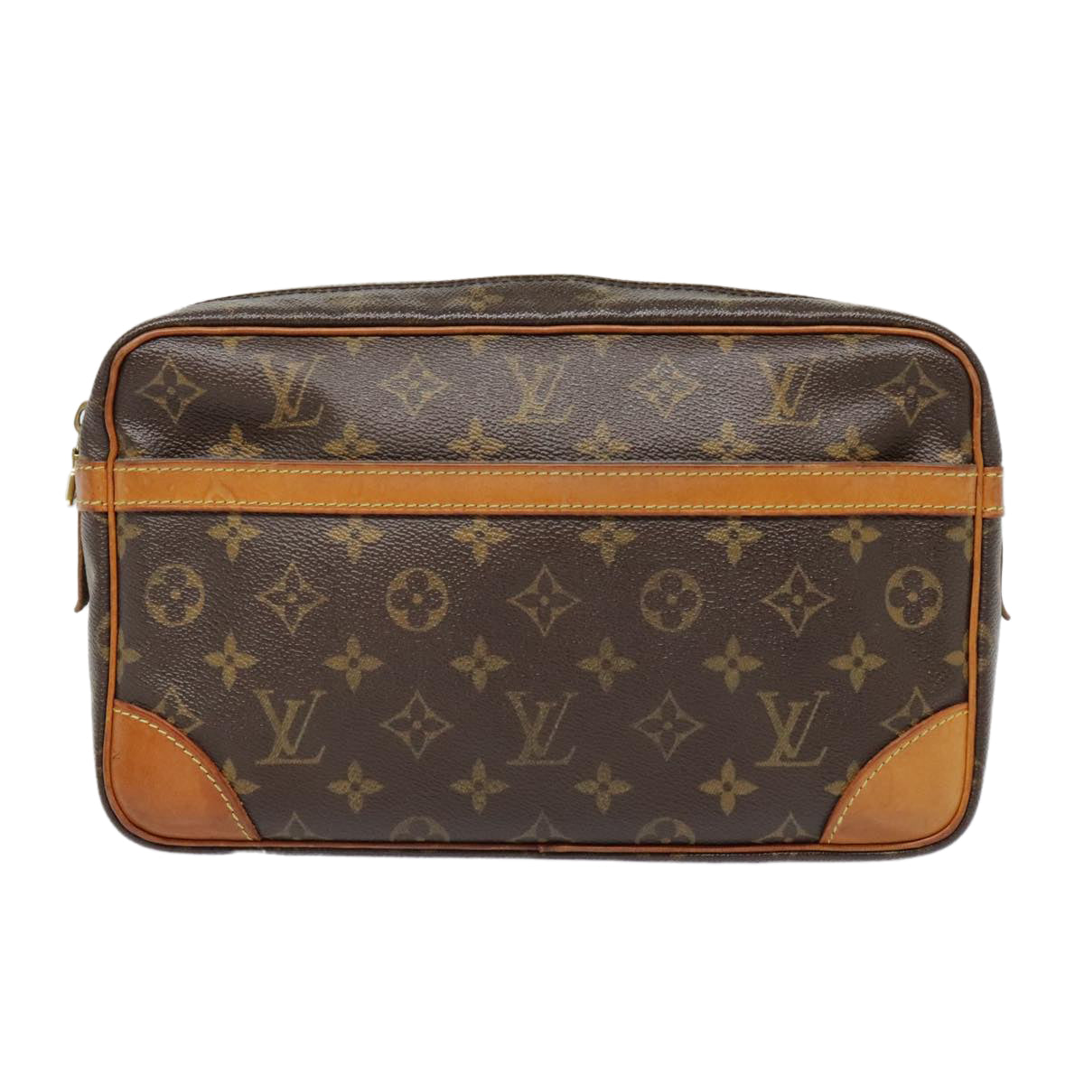 LOUIS VUITTON Monogram Compiegne 28 Clutch Bag M51845 LV Auth 90927 - 0