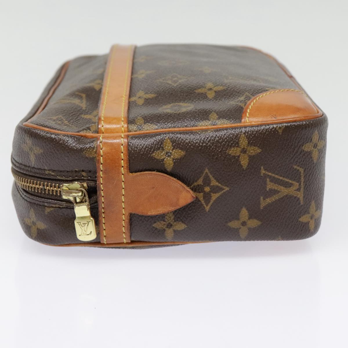 LOUIS VUITTON Monogram Compiegne 28 Clutch Bag M51845 LV Auth 90927