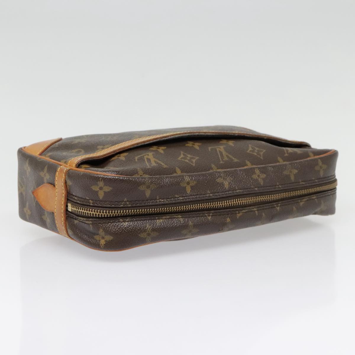 LOUIS VUITTON Monogram Compiegne 28 Clutch Bag M51845 LV Auth 90927