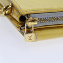 LOUIS VUITTON Monogram Vernis Motto Accessory Pouch Gris M91030 LV Auth 90943-10