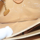 CELINE Macadam Canvas Shoulder Bag PVC Leather Brown Auth 90950-21