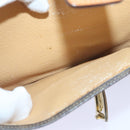 CELINE Macadam Canvas Shoulder Bag PVC Leather Brown Auth 90950-22