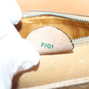 CELINE Macadam Canvas Shoulder Bag PVC Leather Brown Auth 90950-12