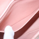 CHANEL Parent Child Bag Hand Bag Lamb Skin Pink Gold CC Auth 90957A-23