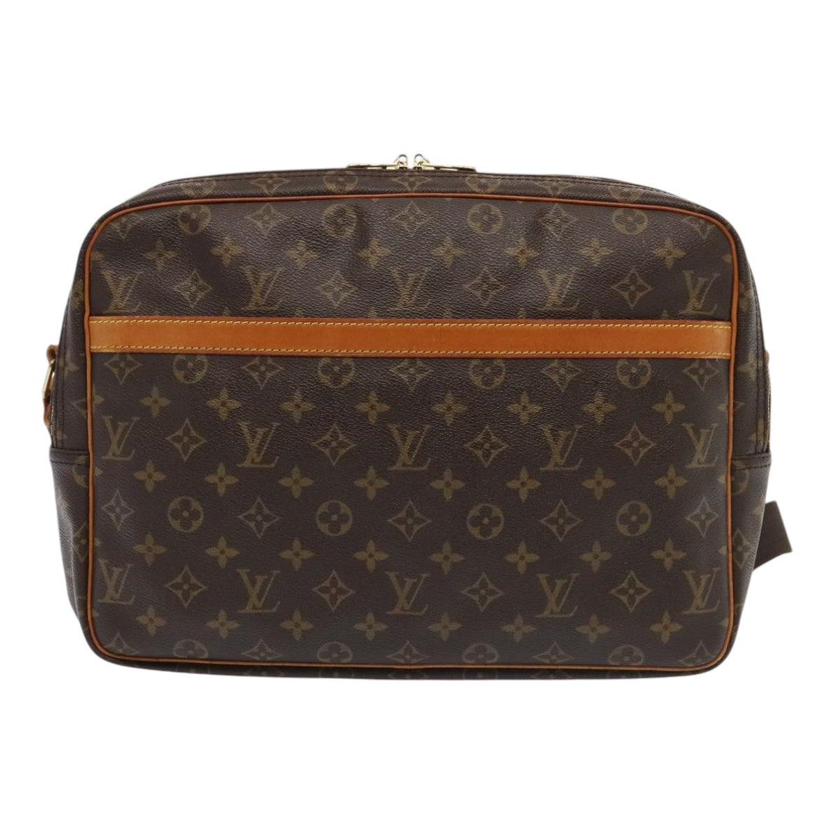 LOUIS VUITTON Monogram Reporter GM Shoulder Bag M45252 LV Auth 90981