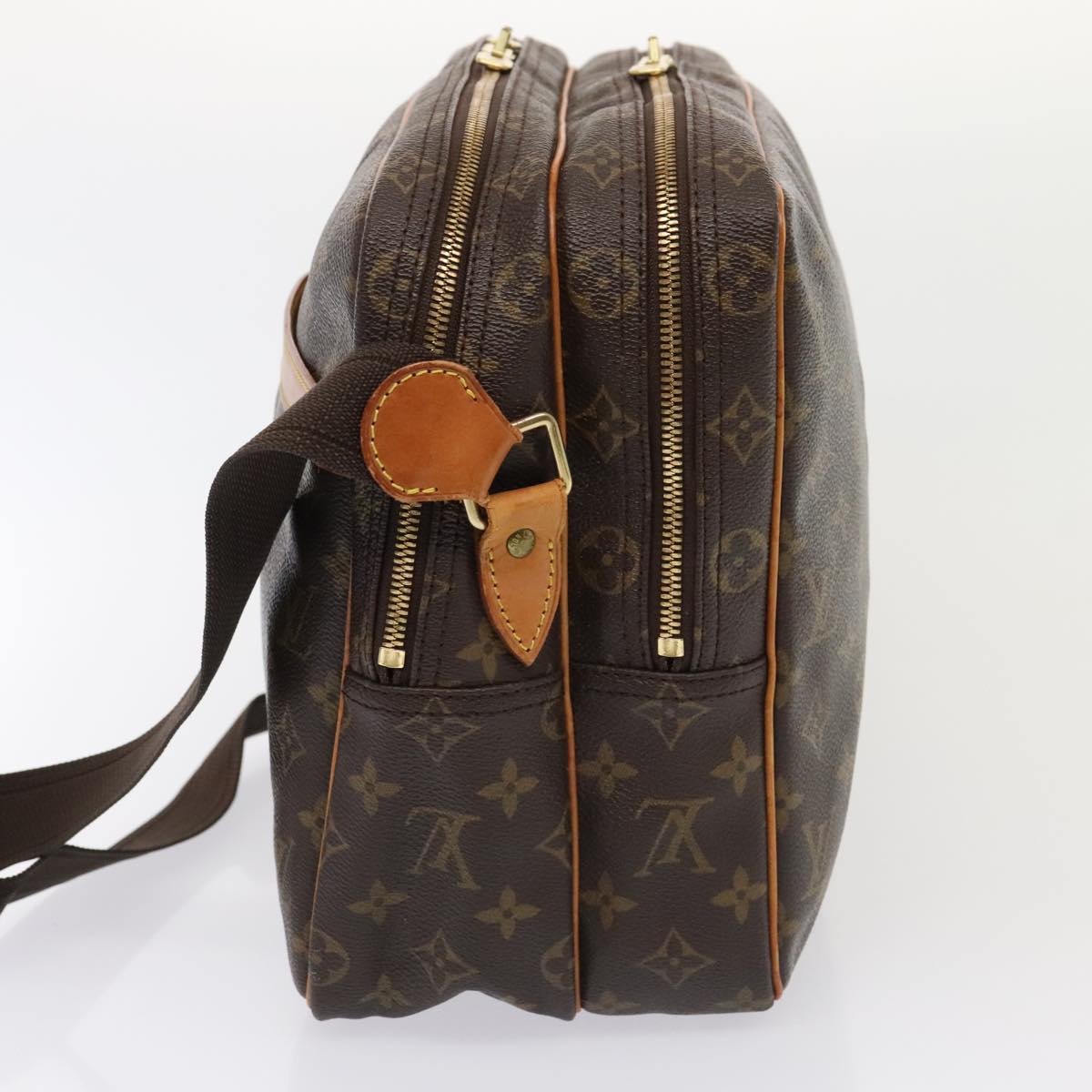 LOUIS VUITTON Monogram Reporter GM Shoulder Bag M45252 LV Auth 90981