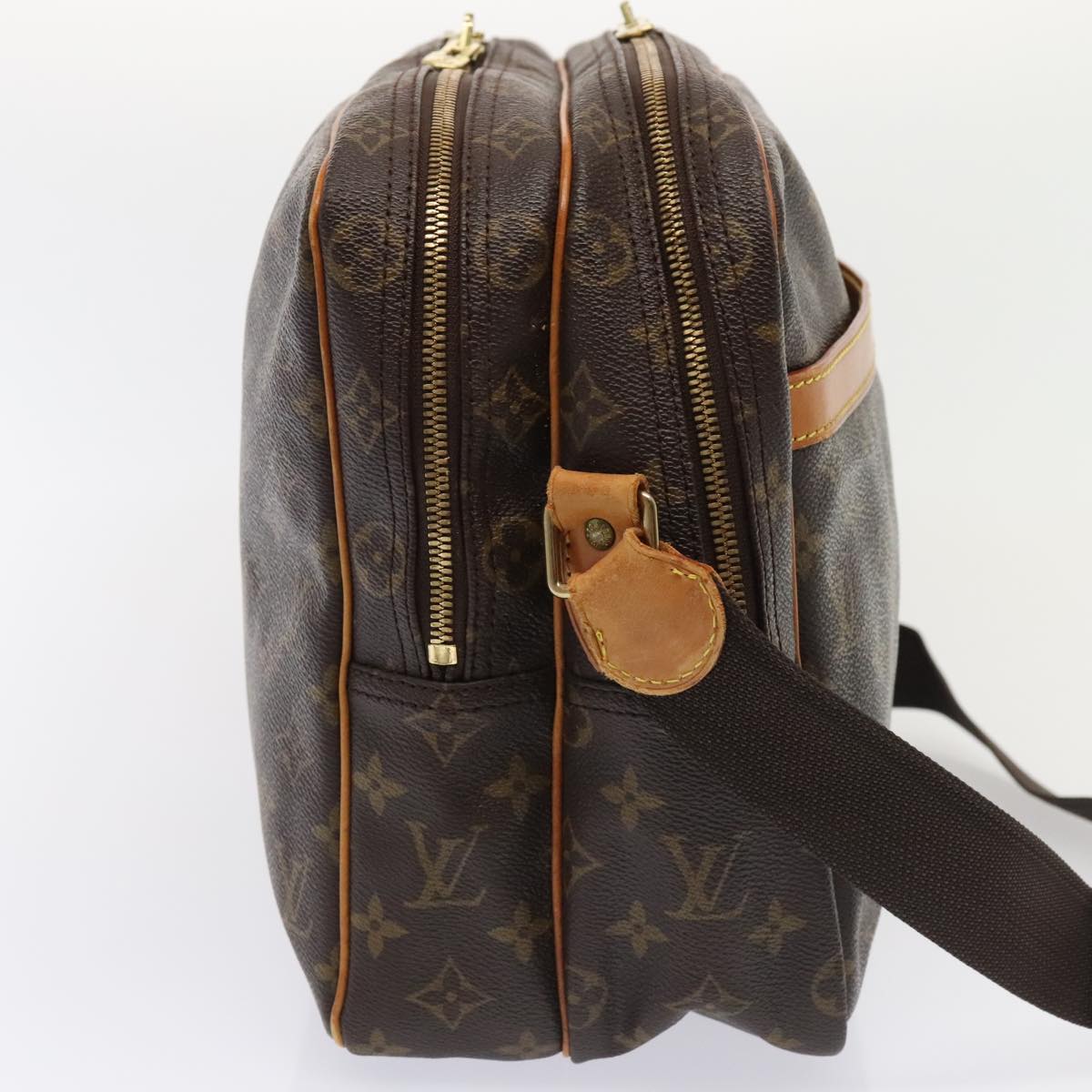 LOUIS VUITTON Monogram Reporter GM Shoulder Bag M45252 LV Auth 90981