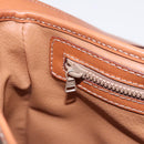 CELINE Macadam Canvas Shoulder Bag PVC Leather Brown Gold Auth 90992-24