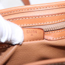 CELINE Macadam Canvas Shoulder Bag PVC Leather Brown Gold Auth 90992-12