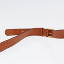 CELINE Macadam Canvas Shoulder Bag PVC Leather Brown Gold Auth 90992-9