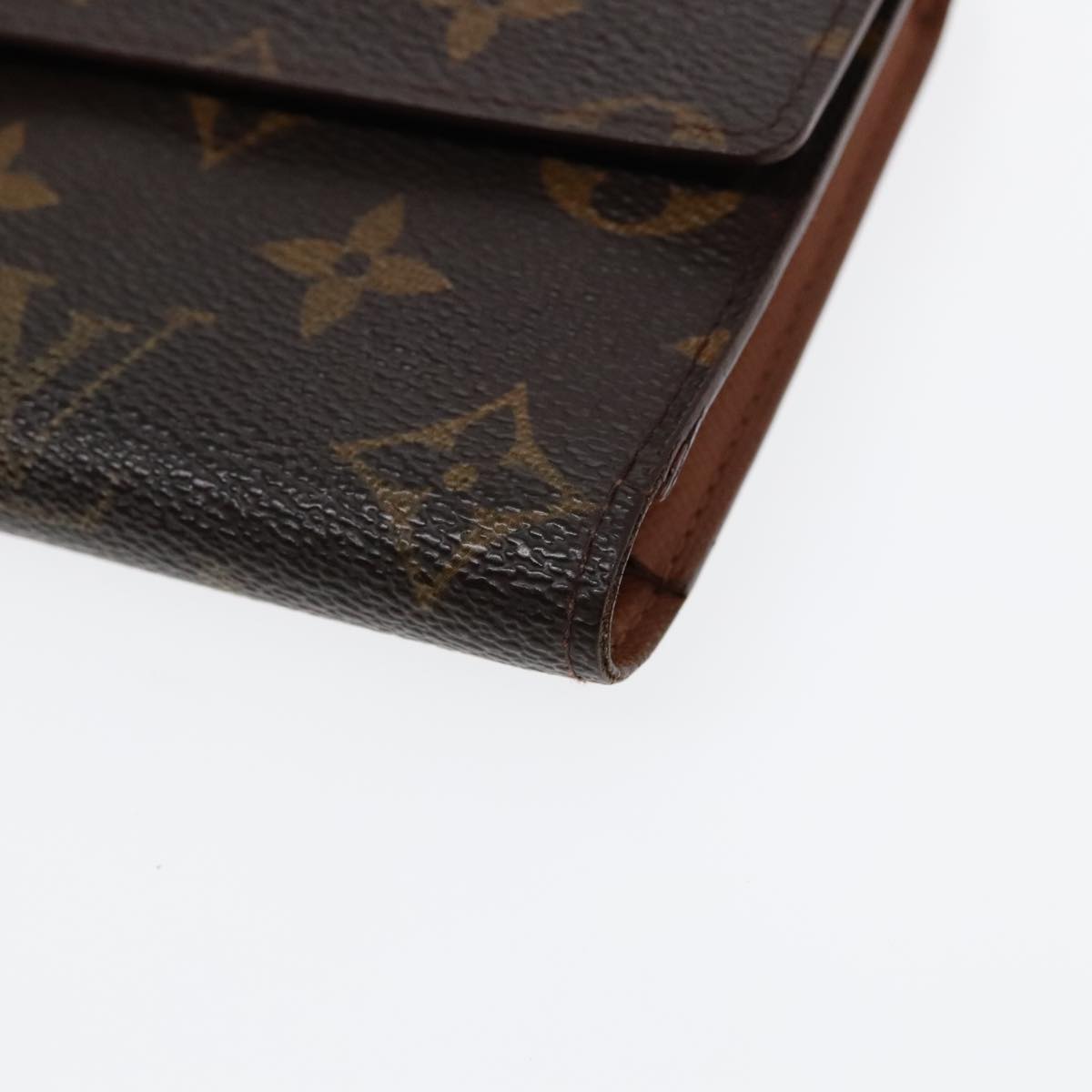 LOUIS VUITTON Monogram Portefeuille International Wallet M61217 LV Auth 91026