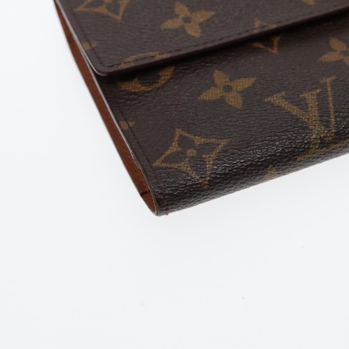 LOUIS VUITTON Monogram Portefeuille International Wallet M61217 LV Auth 91026