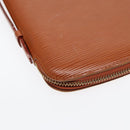 LOUIS VUITTON Epi Organizer Atoll Travel Case Zipangu Gold LV Auth 91027-16