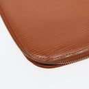 LOUIS VUITTON Epi Organizer Atoll Travel Case Zipangu Gold LV Auth 91027-18