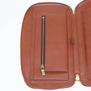 LOUIS VUITTON Epi Organizer Atoll Travel Case Zipangu Gold LV Auth 91027-20