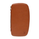 LOUIS VUITTON Epi Organizer Atoll Travel Case Zipangu Gold LV Auth 91027-13
