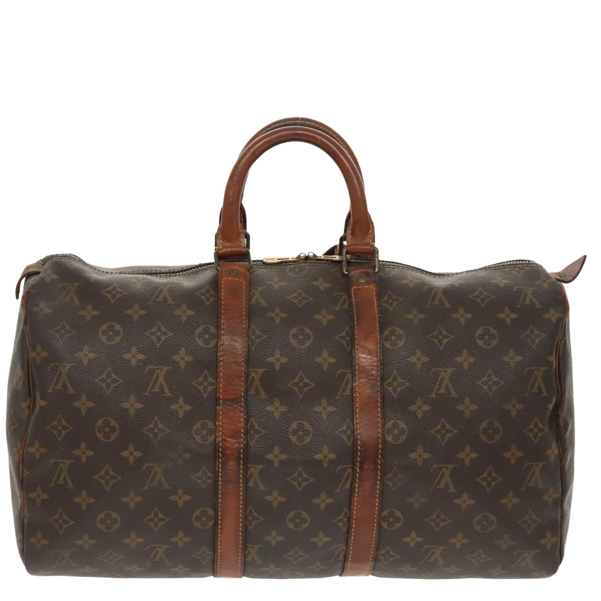 LOUIS VUITTON Monogram Keepall 45 Boston Bag M41428 LV Auth 91034 - 0