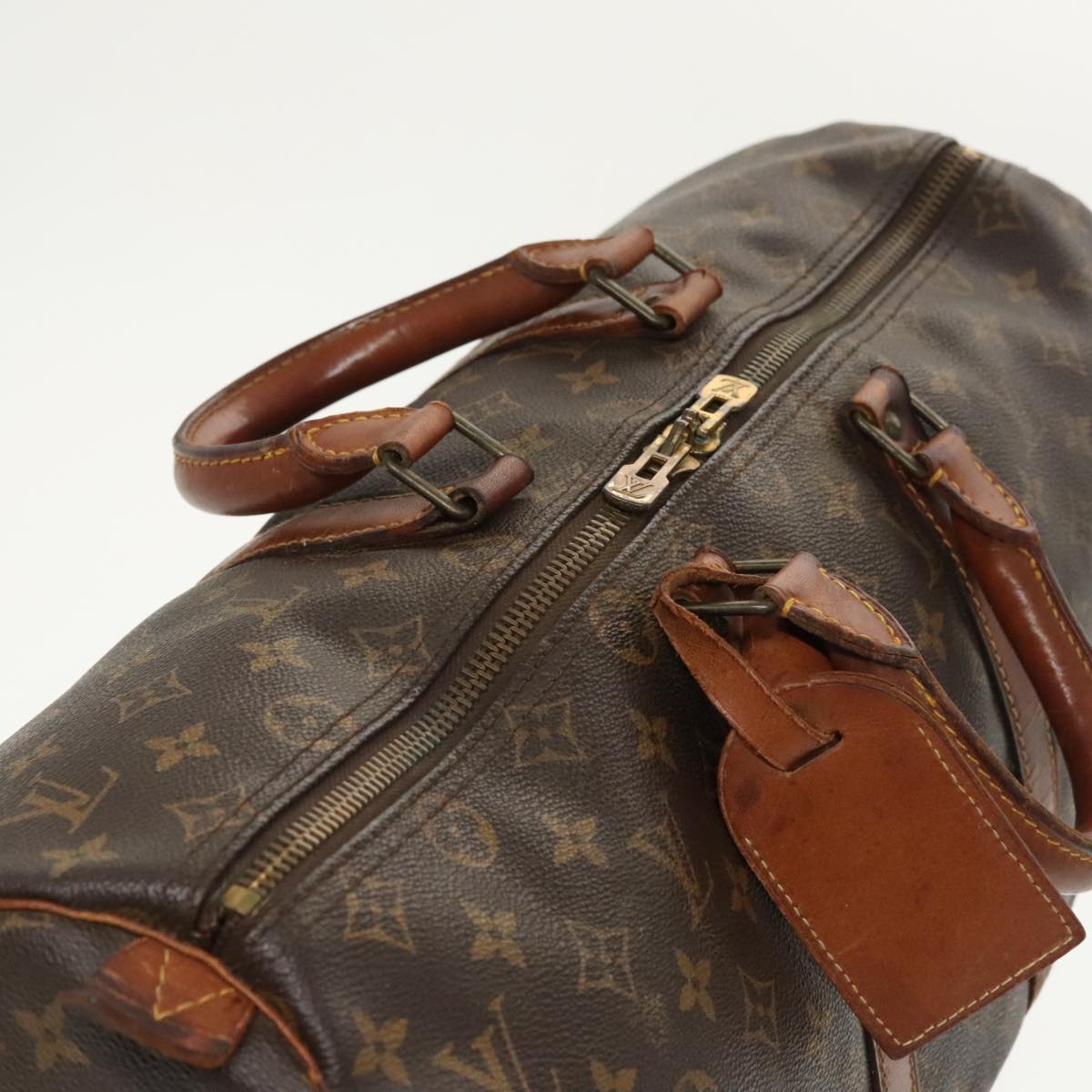 LOUIS VUITTON Monogram Keepall 45 Boston Bag M41428 LV Auth 91034