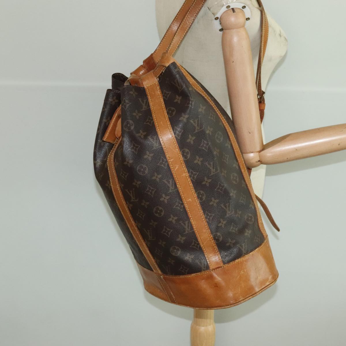 LOUIS VUITTON Monogram Randonnee GM Shoulder Bag M42244 LV Auth 91035