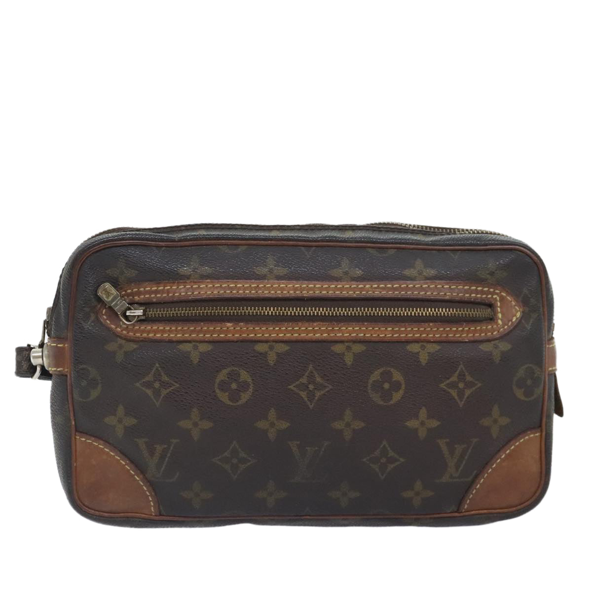 LOUIS VUITTON Monogram Marly Dragonne GM Clutch Bag M51825 LV Auth 91109