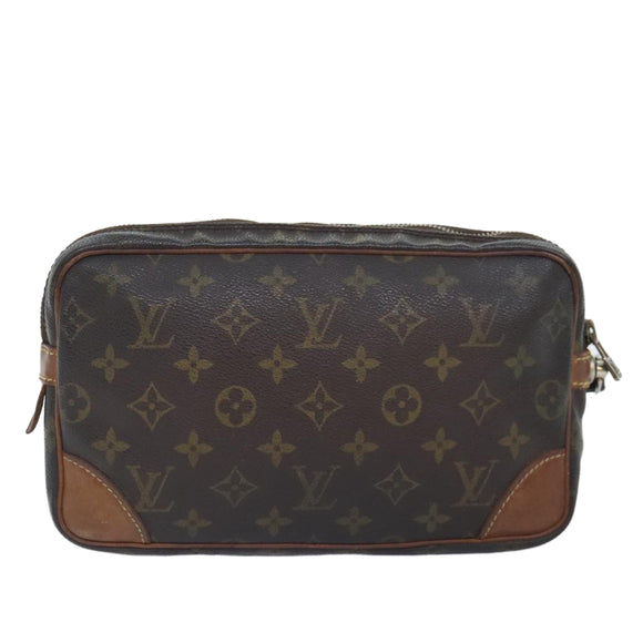 LOUIS VUITTON Monogram Marly Dragonne GM Clutch Bag M51825 LV Auth 91109