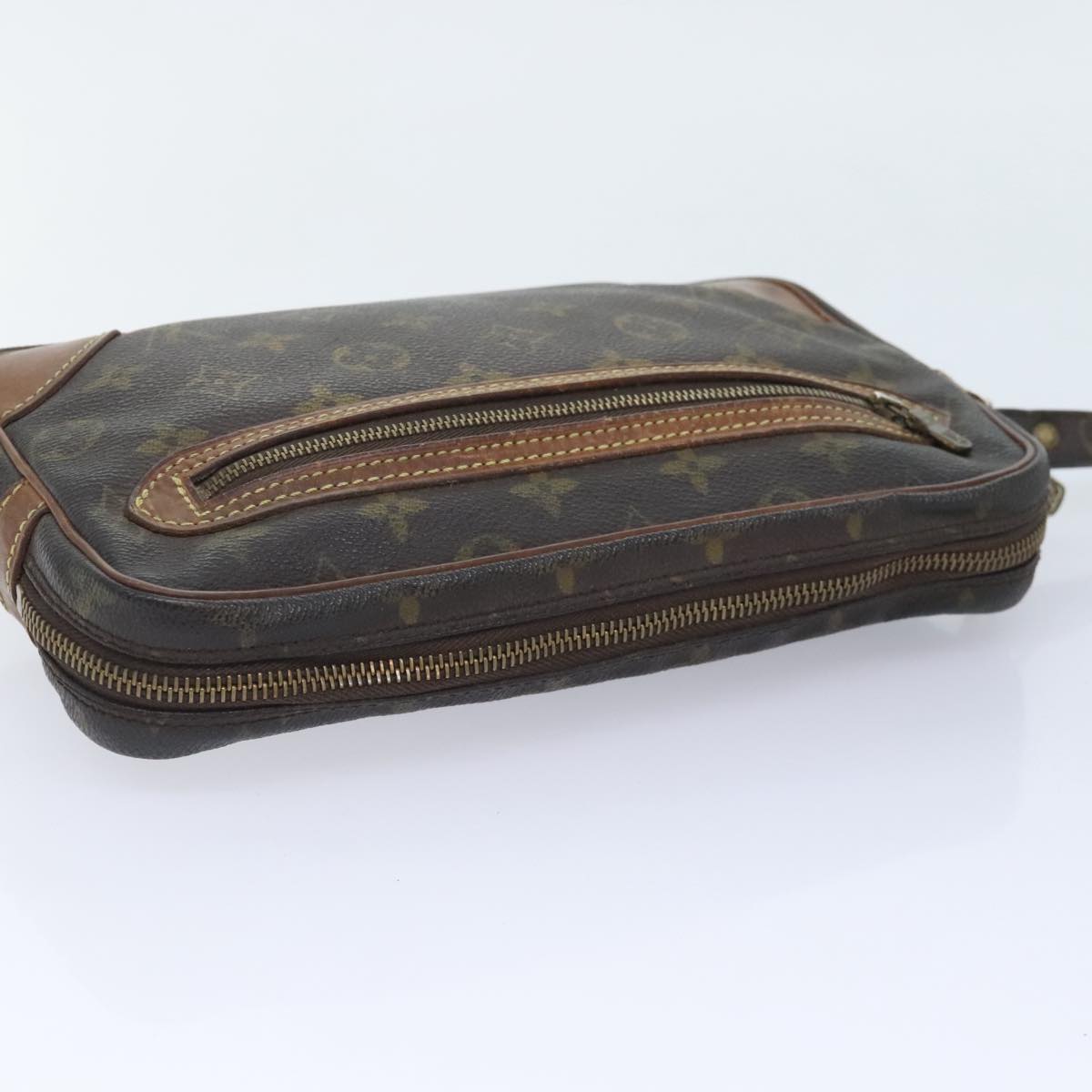 LOUIS VUITTON Monogram Marly Dragonne GM Clutch Bag M51825 LV Auth 91109