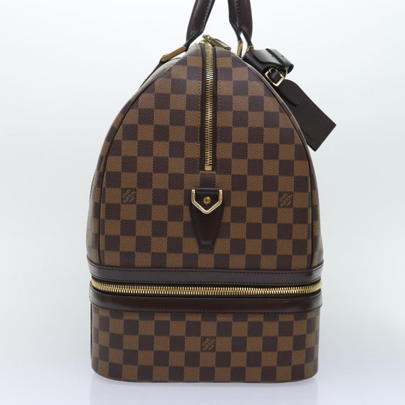 LOUIS VUITTON Damier Ebene Sac Sports Boston Bag SPO LV Auth 91129SV