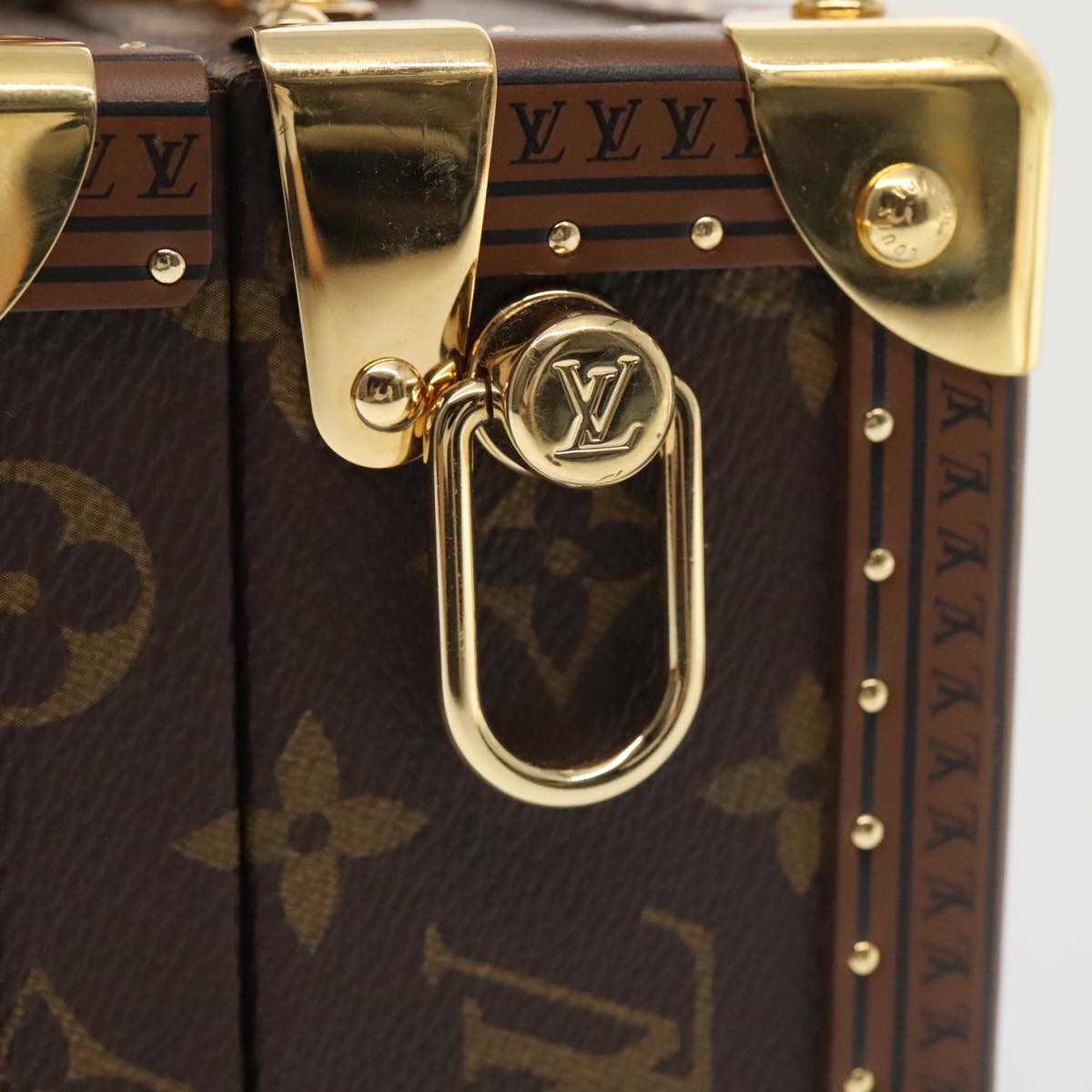 LOUIS VUITTON Monogram Petite Vallees Hand Bag 2way M20468 LV Auth 91131A