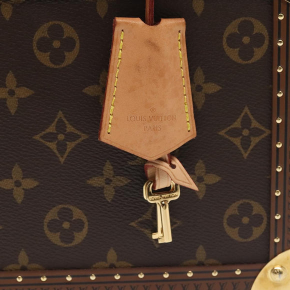 LOUIS VUITTON Monogram Petite Vallees Hand Bag 2way M20468 LV Auth 91131SAM