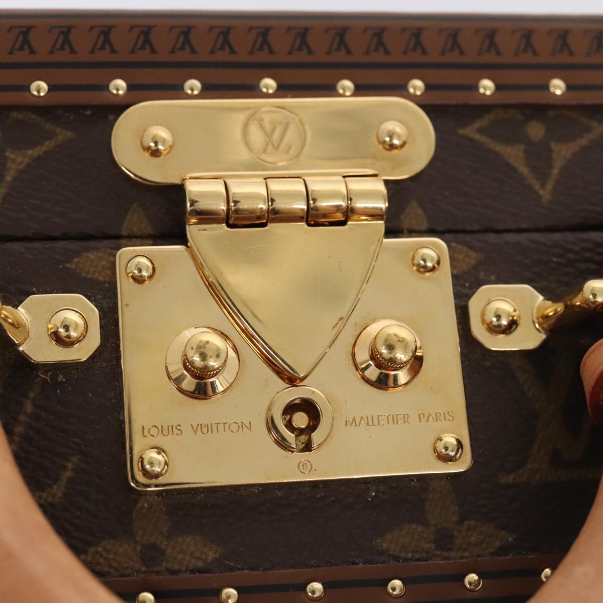 LOUIS VUITTON Monogram Petite Vallees Hand Bag 2way M20468 LV Auth 91131A