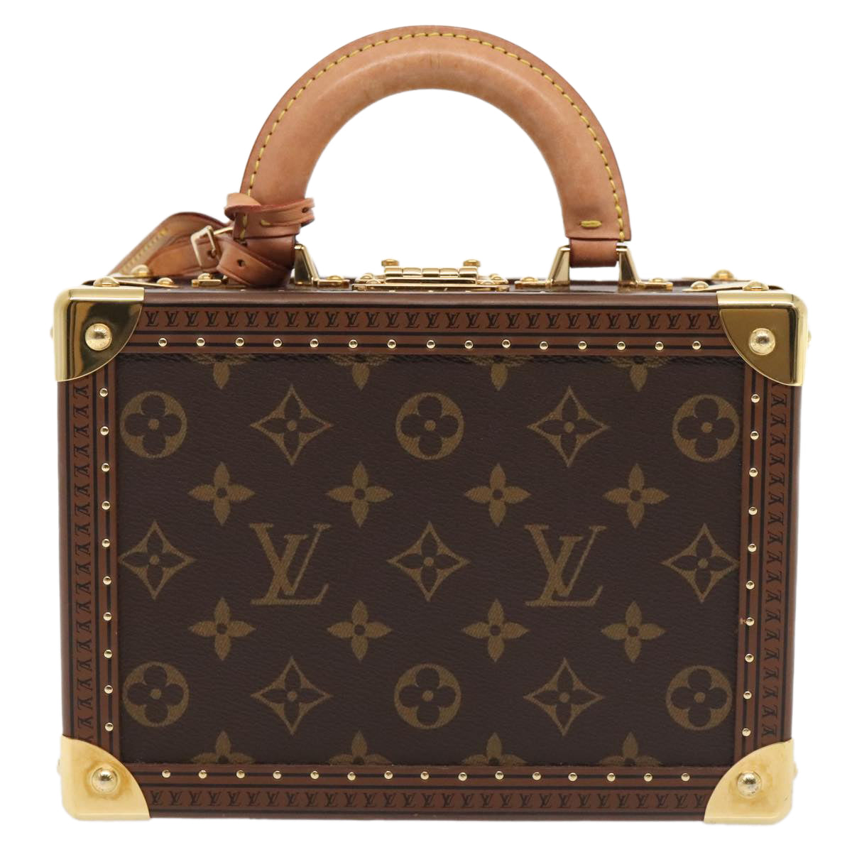 LOUIS VUITTON Monogram Petite Vallees Hand Bag 2way M20468 LV Auth 91131A