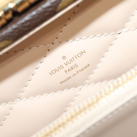 LOUIS VUITTON Monogram Petite Vallees Hand Bag 2way M20468 LV Auth 91131AM