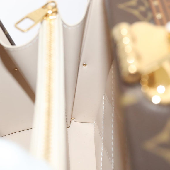 LOUIS VUITTON Monogram Petite Vallees Hand Bag 2way M20468 LV Auth 91131AM