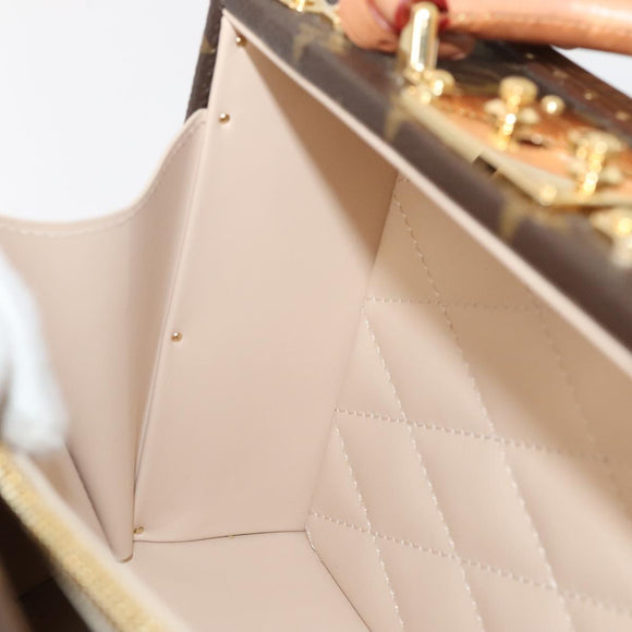 LOUIS VUITTON Monogram Petite Vallees Hand Bag 2way M20468 LV Auth 91131AM