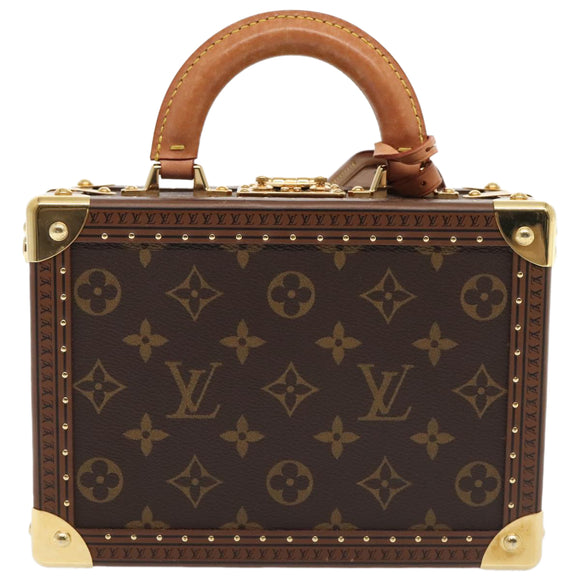 LOUIS VUITTON Monogram Petite Vallees Hand Bag 2way M20468 LV Auth 91131SAM