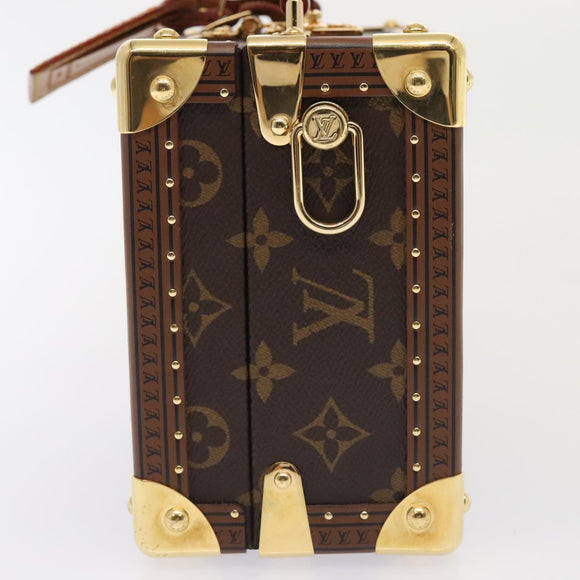 LOUIS VUITTON Monogram Petite Vallees Hand Bag 2way M20468 LV Auth 91131SAM