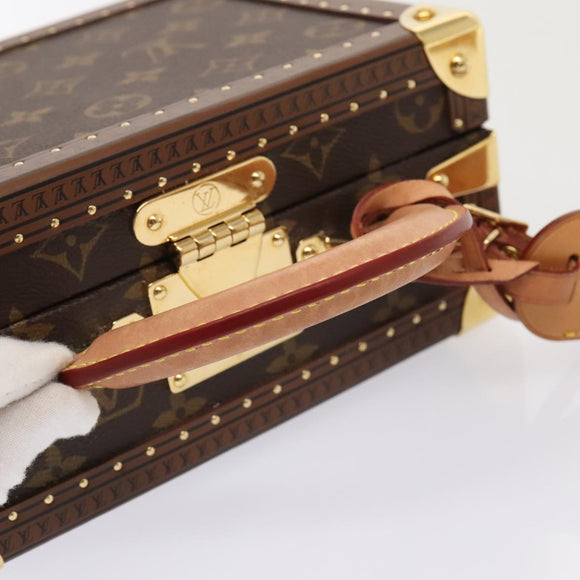 LOUIS VUITTON Monogram Petite Vallees Hand Bag 2way M20468 LV Auth 91131SAM