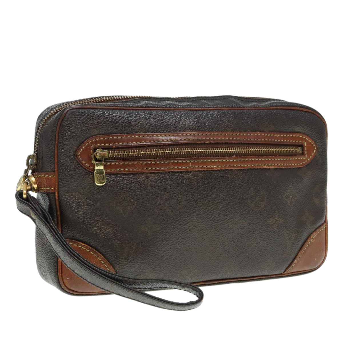 LOUIS VUITTON Monogram Marly Dragonne GM Clutch Bag M51825 LV Auth 91138