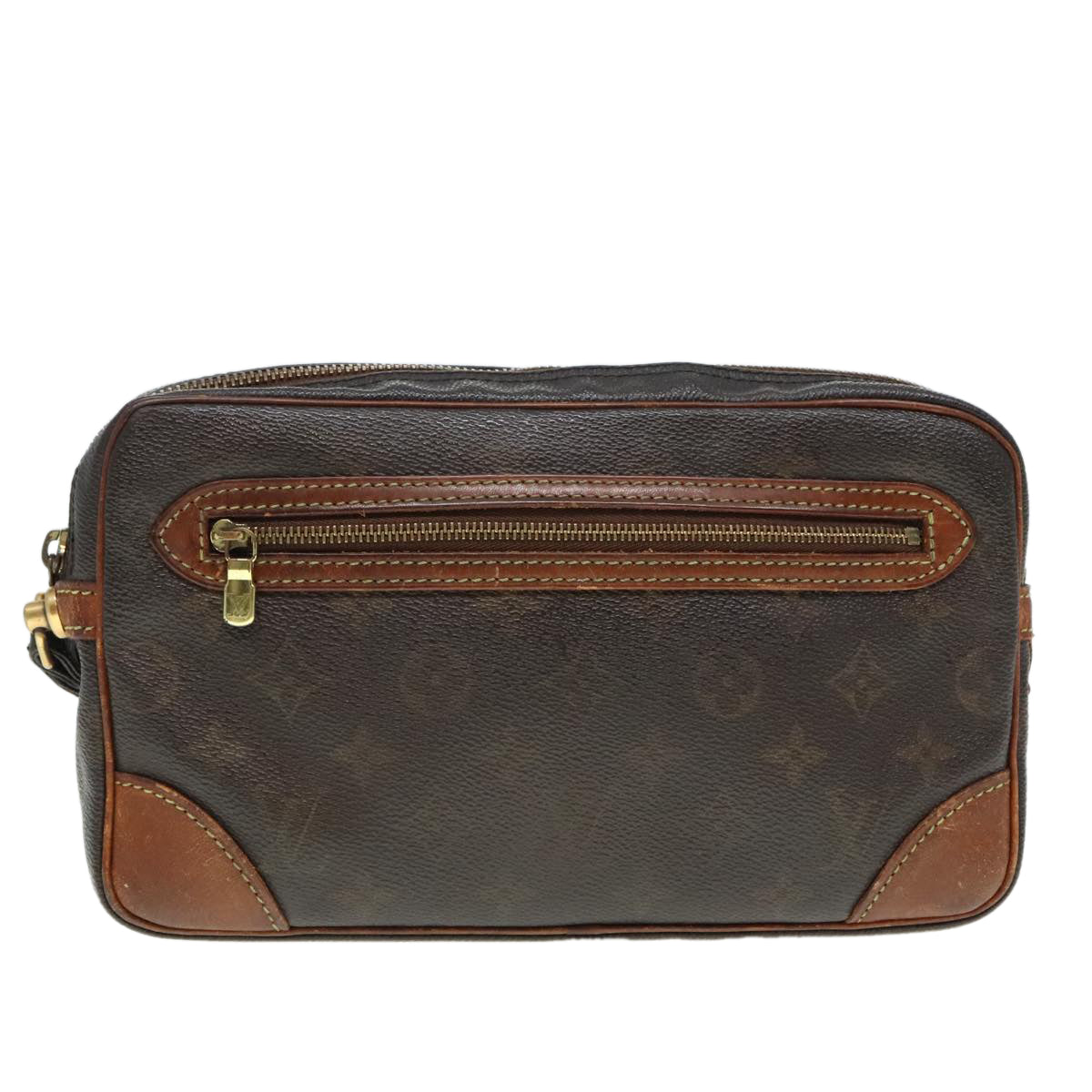 LOUIS VUITTON Monogram Marly Dragonne GM Clutch Bag M51825 LV Auth 91138