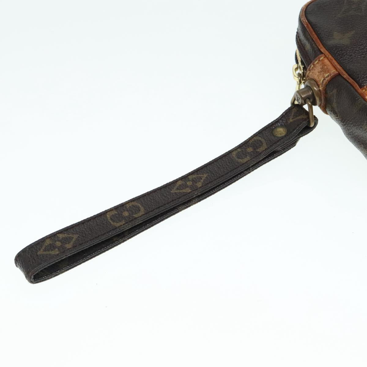 LOUIS VUITTON Monogram Marly Dragonne PM Clutch Bag M51827 LV Auth 91139