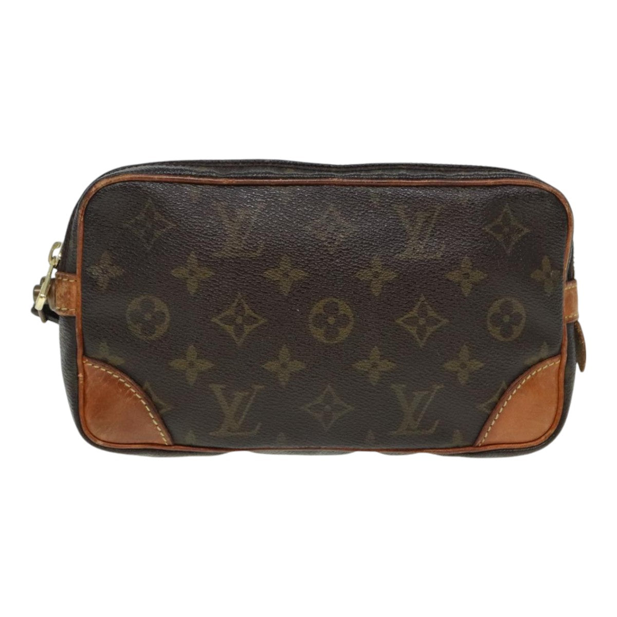 LOUIS VUITTON Monogram Marly Dragonne PM Clutch Bag M51827 LV Auth 91139