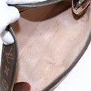 LOUIS VUITTON Monogram Trousse Demi Ronde Cosmetic Pouch M47520 LV Auth 91150-10