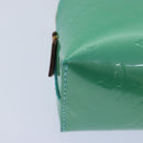 LOUIS VUITTON Monogram Vernis Pochette CosmeticPouch Tyu Luco Words Auth 91172AV-15